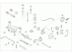 SACHS BMW-3COU-RS001 vairavimo mechanizmas; rato pakaba 
 Ašies montavimas/vairavimo mechanizmas/ratai -> Prekių paieška pagal schemą