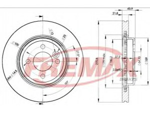 FREMAX BD-2891 stabdžių diskas 
 Stabdžių sistema -> Diskinis stabdys -> Stabdžių diskas
3411 1 502 891, 3411 6 774 984