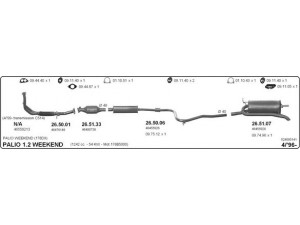 IMASAF 524000141 išmetimo sistema 
 Išmetimo sistema -> Išmetimo sistema, visa