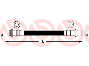 BREMBO T 52 022 stabdžių žarnelė 
 Stabdžių sistema -> Stabdžių žarnelės
GBH90288, PHA380, 815017209, LH0425