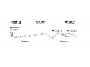 VENEPORTE 550395 išmetimo sistema 
 Išmetimo sistema -> Išmetimo sistema, visa
