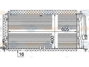 HELLA 8FC 351 319-491 kondensatorius, oro kondicionierius 
 Oro kondicionavimas -> Kondensatorius
5494492