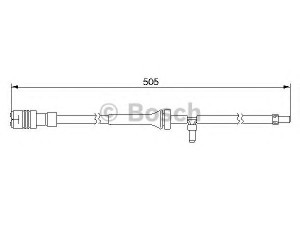 BOSCH 1 987 474 997 įspėjimo kontaktas, stabdžių trinkelių susidėvėjimas
996 612 365 00