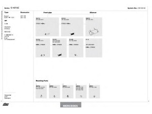 DINEX 250100140 išmetimo sistema 
 Išmetimo sistema -> Išmetimo sistema, visa