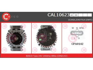CASCO CAL10623AS kintamosios srovės generatorius 
 Elektros įranga -> Kint. sr. generatorius/dalys -> Kintamosios srovės generatorius
1475569