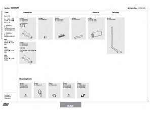 DINEX 147001005 išmetimo sistema 
 Išmetimo sistema -> Išmetimo sistema, visa