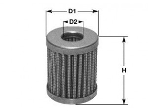 CLEAN FILTERS MPG6007 kuro filtras