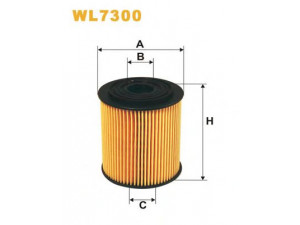 WIX FILTERS WL7300 alyvos filtras 
 Techninės priežiūros dalys -> Techninės priežiūros intervalai
11427509208, 11427512446, 11427512446