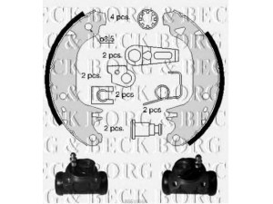 BORG & BECK BBS1006K stabdžių trinkelių komplektas 
 Techninės priežiūros dalys -> Papildomas remontas
42416L, MKP00117, 42411T, 424145