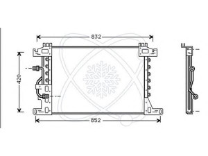 ELECTRO AUTO 30M0099F kondensatorius, oro kondicionierius
9425000154, 9425000054