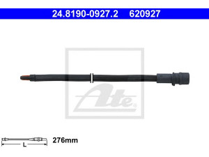 ATE 24.8190-0927.2 įspėjimo kontaktas, stabdžių trinkelių susidėvėjimas 
 Stabdžių sistema -> Susidėvėjimo indikatorius, stabdžių trinkelės
993 612 965 00, 993 612 965 01