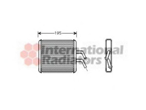 VAN WEZEL 83006044 šilumokaitis, salono šildymas 
 Šildymas / vėdinimas -> Šilumokaitis
0K30C-61-A10, 0K30C61A10