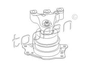 TOPRAN 113 305 variklio montavimas 
 Variklis -> Variklio montavimas -> Variklio montavimo rėmas
6Q0 199 167DB, 6Q0 199 167DN, 6R0 199 167AB