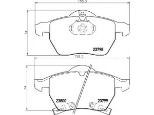 HELLA 8DB 355 009-011 stabdžių trinkelių rinkinys, diskinis stabdys 
 Techninės priežiūros dalys -> Papildomas remontas
5392485, 93192749