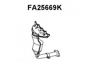 VENEPORTE FA25669K kolektoriaus katalizatorius 
 Išmetimo sistema -> Kolektorius
51795487, 51838402, 55183622, 55193287