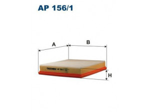 FILTRON AP156/1 oro filtras 
 Techninės priežiūros dalys -> Techninės priežiūros intervalai
1089896, 1680793, XS5X9601DA, 1089896
