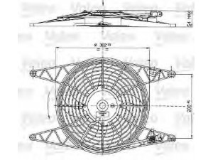 VALEO 698425 ventiliatorius, radiatoriaus 
 Aušinimo sistema -> Oro aušinimas
1253-46, 125346, 1253-46, 125346
