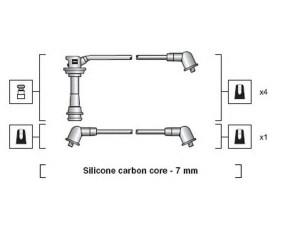 MAGNETI MARELLI 941318111105 uždegimo laido komplektas 
 Kibirkšties / kaitinamasis uždegimas -> Uždegimo laidai/jungtys