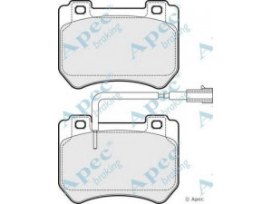 APEC braking PAD1786 stabdžių trinkelių rinkinys, diskinis stabdys 
 Techninės priežiūros dalys -> Papildomas remontas
77364900, 77365202