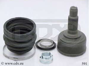 CDX 591 jungčių komplektas, kardaninis velenas 
 Ratų pavara -> Sujungimai/komplektas
