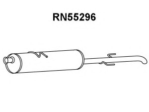 VENEPORTE RN55296 galinis duslintuvas 
 Išmetimo sistema -> Duslintuvas
4420051, 201000069R, 93167649
