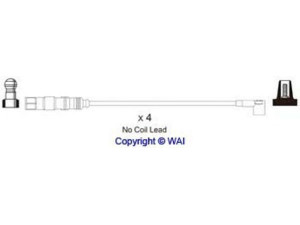 WAIglobal SL307 uždegimo laido komplektas