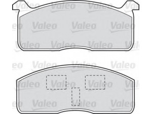 VALEO 598614 stabdžių trinkelių rinkinys, diskinis stabdys 
 Techninės priežiūros dalys -> Papildomas remontas
04465-26190, 04465-35020, 04465-35160