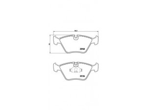 BREMBO P 36 007 stabdžių trinkelių rinkinys, diskinis stabdys 
 Techninės priežiūros dalys -> Papildomas remontas
JLM1829, JLM20702, JLM21222, JLM21917