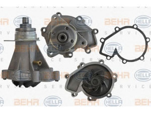 HELLA 8MP 376 802-631 vandens siurblys 
 Aušinimo sistema -> Vandens siurblys/tarpiklis -> Vandens siurblys
601 200 02 20, 601 200 02 26, 601 200 03 20