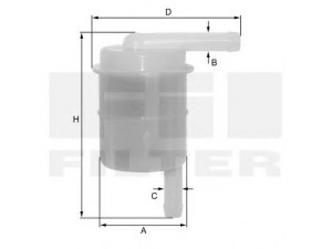 FIL FILTER ZP 8068 FP kuro filtras 
 Techninės priežiūros dalys -> Papildomas remontas
A 141491, 8-94250-176-1, MB 052676