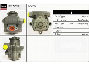 DELCO REMY DSP296 hidraulinis siurblys, vairo sistema 
 Vairavimas -> Vairo pavara/siurblys
QVB100910, QVB100910E