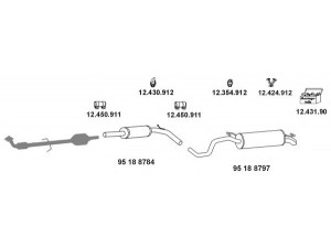 EBERSPÄCHER 12_1276_15 išmetimo sistema 
 Išmetimo sistema -> Išmetimo sistema, visa