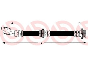 BREMBO T 56 137 stabdžių žarnelė 
 Stabdžių sistema -> Stabdžių žarnelės
462104U205, 1987476995, BFH5554