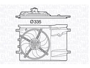 MAGNETI MARELLI 069422577010 ventiliatorius, radiatoriaus 
 Aušinimo sistema -> Oro aušinimas
1362916080