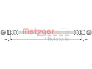 METZGER 4110994 stabdžių žarnelė 
 Stabdžių sistema -> Stabdžių žarnelės
996 355 139 00, 996 355 139 01