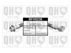 QUINTON HAZELL BFH5238 stabdžių žarnelė 
 Stabdžių sistema -> Stabdžių žarnelės
FBH 6436, 90947 02429, 90947 02496