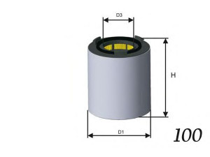 MISFAT R464 oro filtras 
 Techninės priežiūros dalys -> Techninės priežiūros intervalai
6R0129620A, 6R0129620A, 6R0129620A