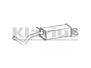 KLARIUS 230879 galinis duslintuvas 
 Išmetimo sistema -> Duslintuvas
6Q6253609AF, 6Q6253609AL, 6Q6253609C
