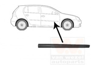 VAN WEZEL 5894404 apdailos/apsauginės juostelė, durelės 
 Kėbulas -> Apdaila/apsauga/dekoratyvinės juostelės/emblemos -> Apdailos/apsauginės juostelės
1K4853516B9B9