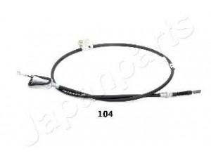 JAPANPARTS BC-104 trosas, stovėjimo stabdys 
 Stabdžių sistema -> Valdymo svirtys/trosai
36530-BM700, 36530BN80A