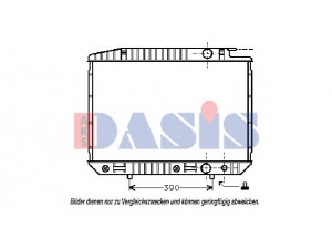 AKS DASIS 120380N radiatorius, variklio aušinimas 
 Aušinimo sistema -> Radiatorius/alyvos aušintuvas -> Radiatorius/dalys
1265003303, 1265004803, 1265013303
