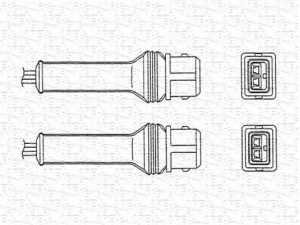 MAGNETI MARELLI 460001806010 lambda jutiklis 
 Variklis -> Variklio elektra
1628J4, 96027244, 96027244