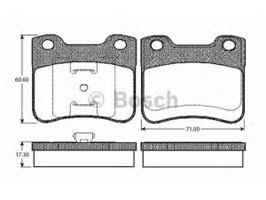 BOSCH 0 986 TB2 129 stabdžių trinkelių rinkinys, diskinis stabdys 
 Techninės priežiūros dalys -> Papildomas remontas
1720 66, 4251 28, 4252 85, 4252 86
