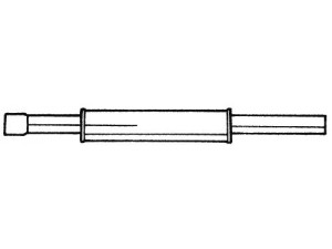 AKS DASIS SG60300 priekinis duslintuvas 
 Išmetimo sistema -> Duslintuvas
191253209G