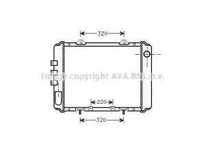 AVA QUALITY COOLING DN2055 radiatorius, variklio aušinimas 
 Aušinimo sistema -> Radiatorius/alyvos aušintuvas -> Radiatorius/dalys
21410G5501, 21410G5520