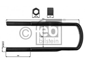 FEBI BILSTEIN 39173 lingės spaustukas