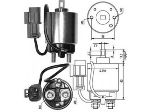 MAGNETI MARELLI 940113050240 solenoidinis jungiklis, starteris
S114306