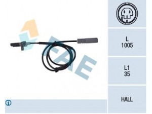 FAE 78043 jutiklis, rato greitis 
 Elektros įranga -> Jutikliai
34 52 1 182 077