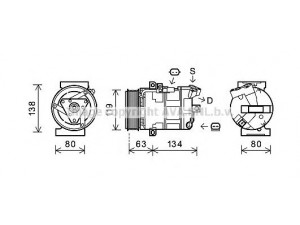 AVA QUALITY COOLING RTK481 kompresorius, oro kondicionierius 
 Oro kondicionavimas -> Kompresorius/dalys
7711368407, 8200577732, 8200705022