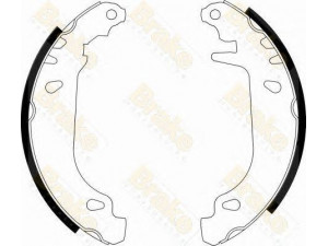 Brake ENGINEERING SH1211 stabdžių trinkelių komplektas 
 Techninės priežiūros dalys -> Papildomas remontas
77012002474, 7701202345, 7701202474